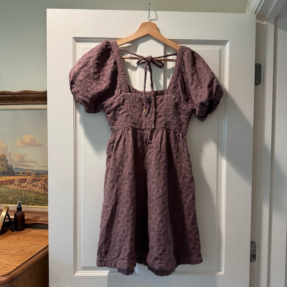 Madewell Purple Women's Dress - Picture 4 of 6
